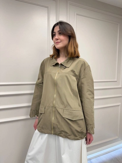 Venöve 26SSCEK0037 Haki Hudson Ceket