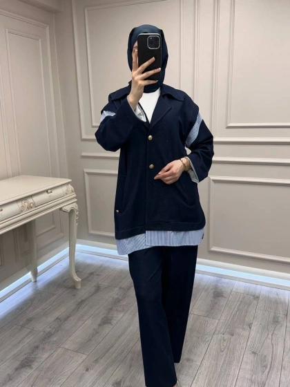 Ghisa 3610T9136 Gömlek Detaylı Takım