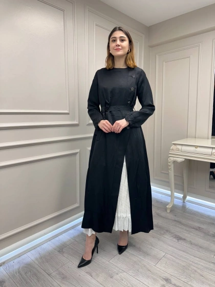 Misswhence 39806 Siyah İkili Elbise