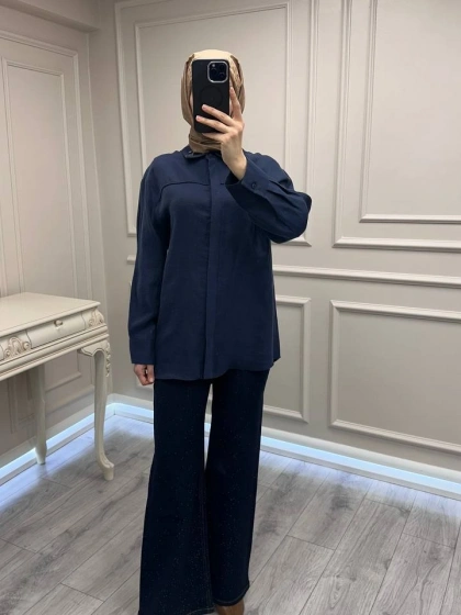 Ghisa 3611P8181 Mavi Taşlı Kot Pantolon