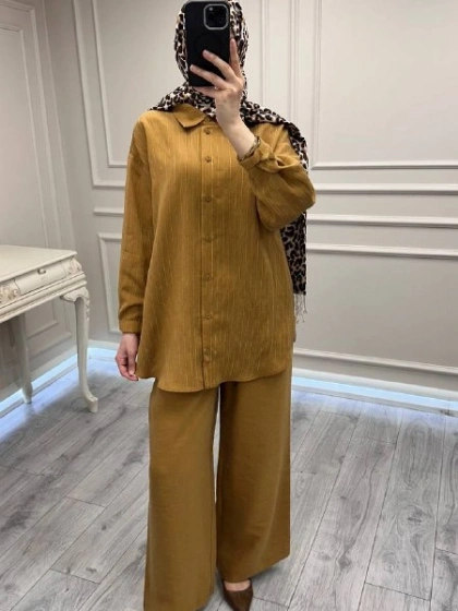 Nuss Triko 26Y1081 Kehribar Takım