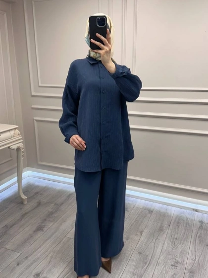 Nuss Triko 26Y1081 İndigo Takım