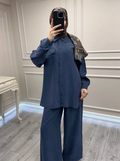 Nuss Triko 26Y1063 İndigo Takım