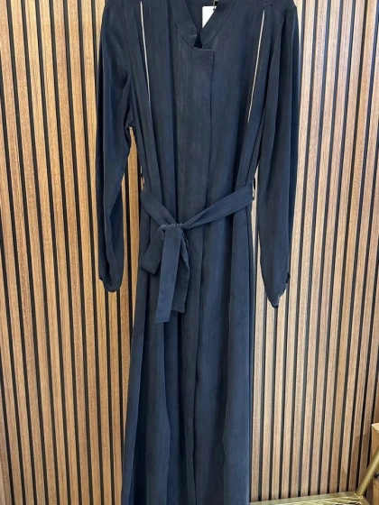 Misswhence 39501 Siyah Fermuar Detaylı Ferace