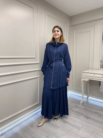 Misswhence 39203 Lacivert Etek Takım