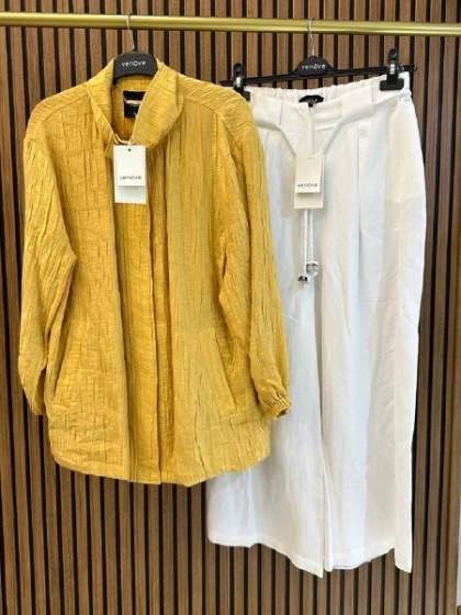 Venöve 26SSCEK0003 Sarı Lark Ceket