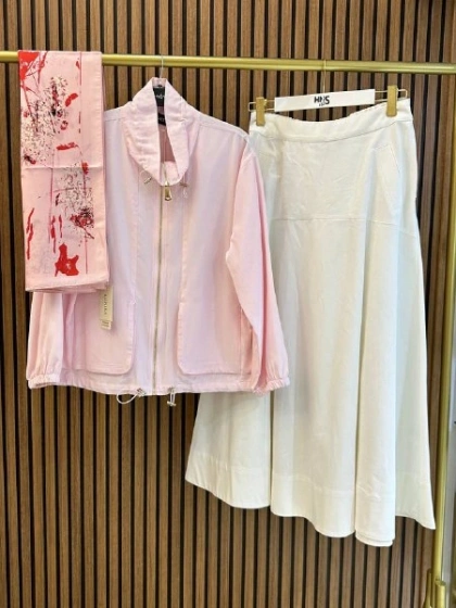 Venöve 26SSCEK0027 Pembe Dani Ceket