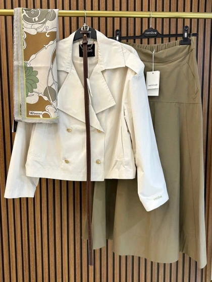 Venöve 26SSCEK0017 Krem Kiva Ceket