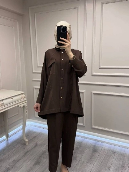 Ghisa 3610T9280 Kahve Takım