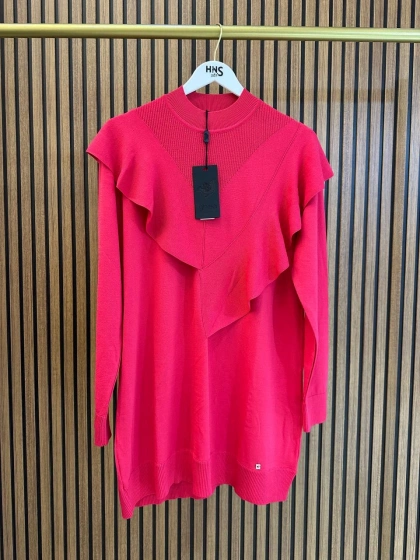 Ghisa 3620T4325 Nar Çiçeği Merserize Tunik