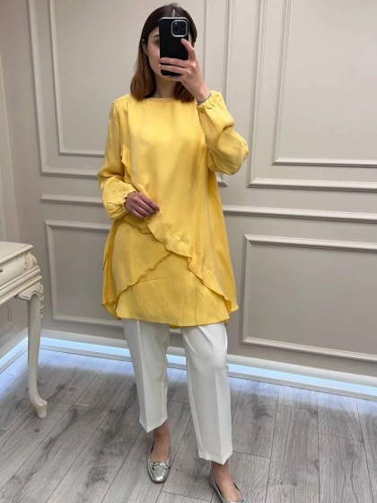 Misswhence 39017 Sarı Tunik