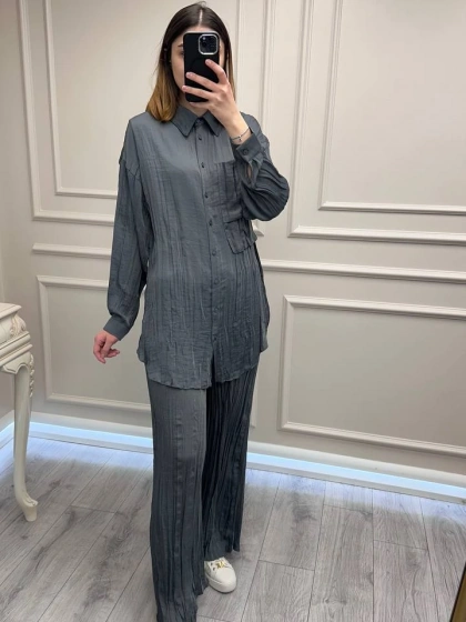 Ceremony 26Y914 Gri Pantolonlu Takım