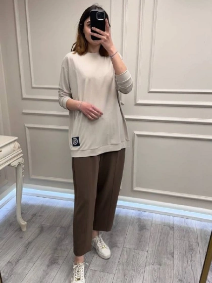 Ceremony 26Y163 Taş Taş İşleme Detaylı Sweat