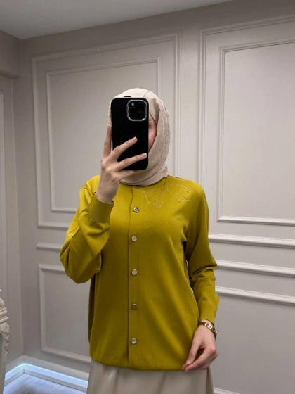 Ghisa 3620H3290 Asit İşleme Detaylı Hırka