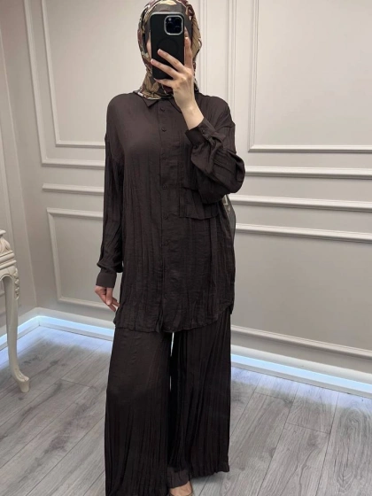 Ceremony 26Y914 Kahverengi Pantolonlu Takım