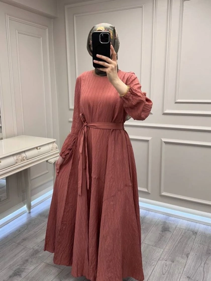 Misswhence 39844 Gül Kurusu Elbise