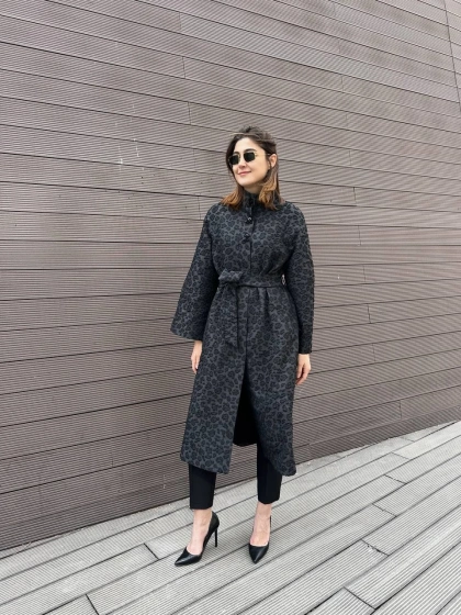 Trenç 5967 Siyah Brokar Kap