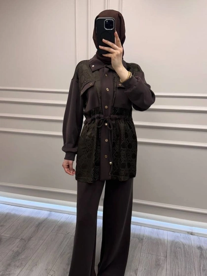 Nuss Triko 26Y1097 Kahve Takım