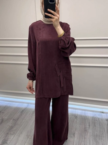 Nuss Triko 26Y1039 Mürdüm Takım