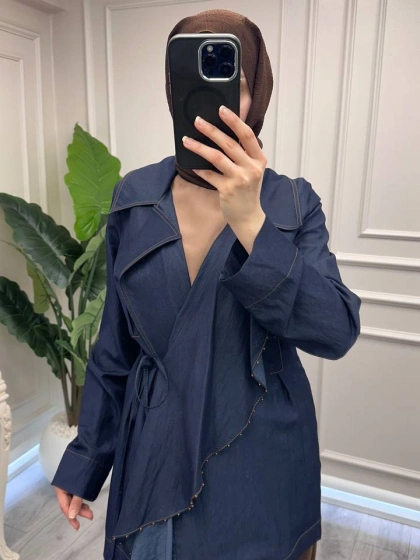 Trenç 3754 Lacivert Tensel Kap