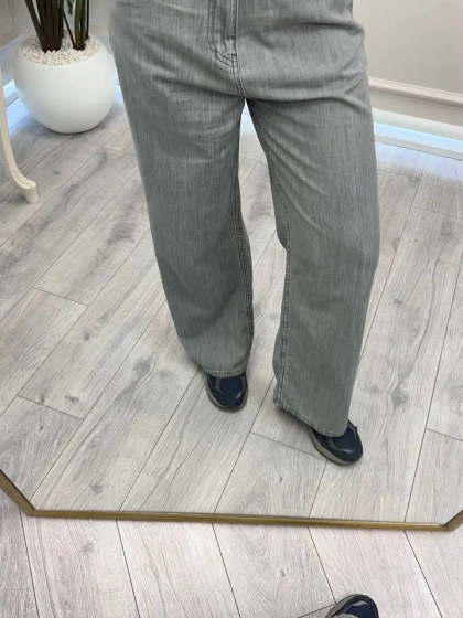 Venöve 26SSPNT0060 Gri Lottie Pantolon