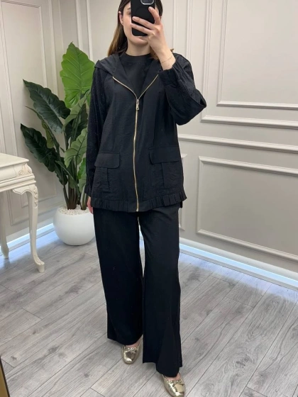 Venöve 26SSCEK0038 Siyah Edson Takım