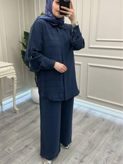 Nuss Triko 26Y1055 Lacivert İkili Takım