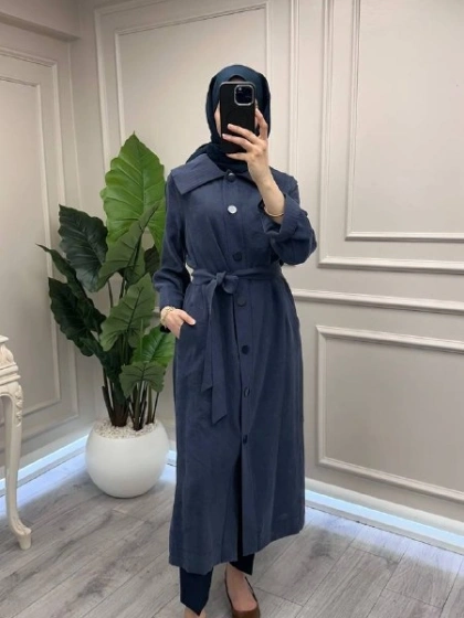 Nuss Triko 26Y6032 İndigo Kap