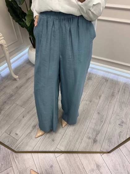 Ceremony 26Y355 Mavi Bol Paça Pantolon