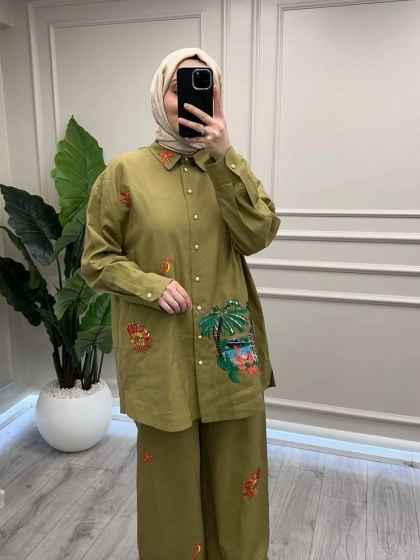 Ghisa 3610T9156 Yağ Yeşili İkili Takım