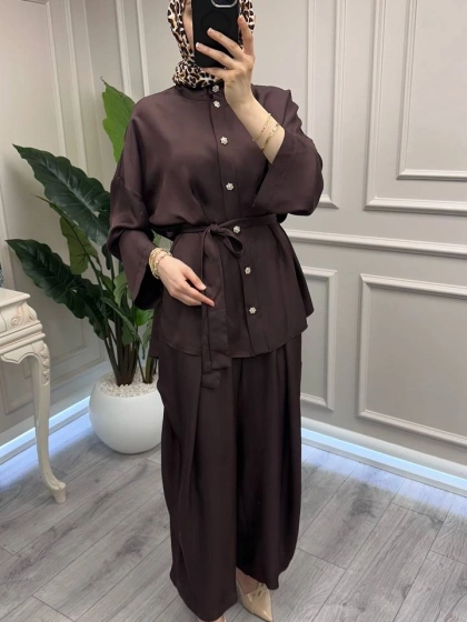 Ghisa 3610T9167 Kahve İkili Takım