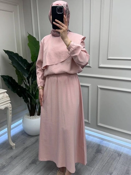 Nuss Triko 26Y1088 Pudra Etekli Takım