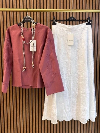 Venöve 26SSTUN0006 Gül Kurusu Yuna Tunik