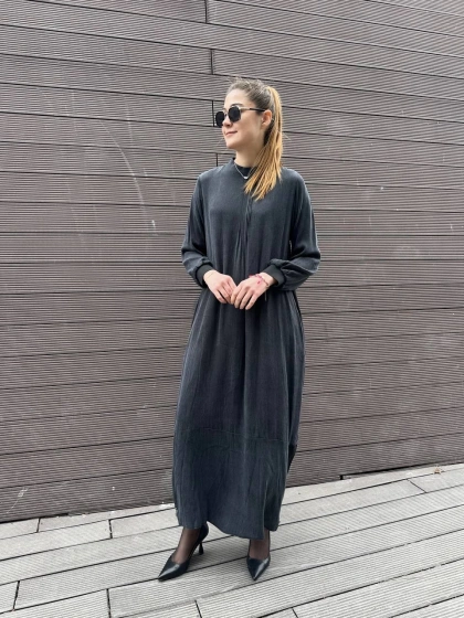 Almarwah Black 303809 Siyah Elbise