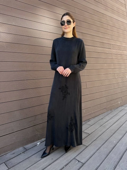 Almarwah Black 303829 Siyah Elbise