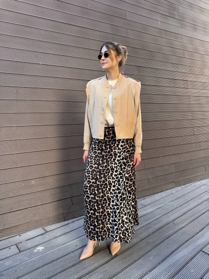 Ceremony 6817 Camel Apoletli Kısa Ceket