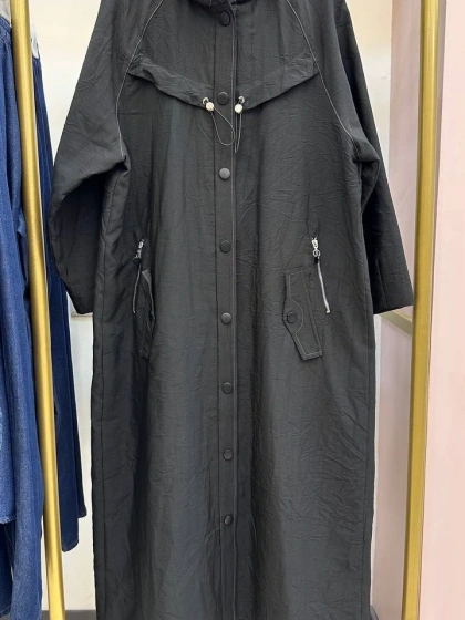 Ceremony 6844 Siyah Fermuar Detaylı Kap