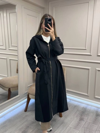 Ceremony 6897 Siyah Biye Detaylı Kap