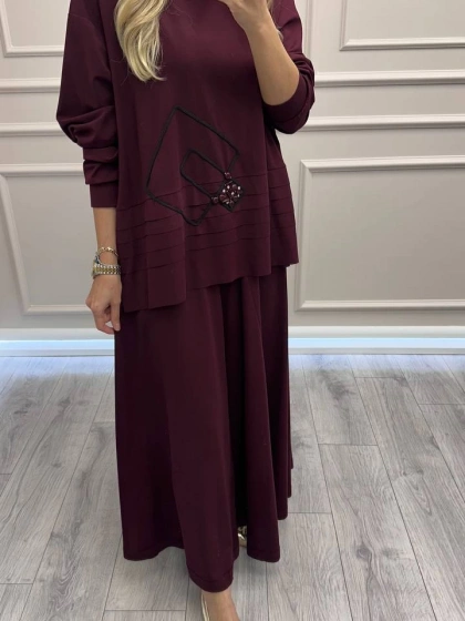 Ceremony 6953 Mürdüm Etekli Takım