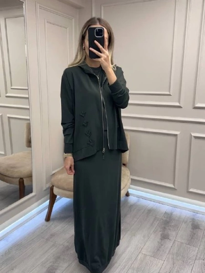 Ceremony 6954 Haki Üçlü Takım