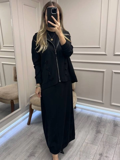 Ceremony 6954 Siyah Üçlü Takım