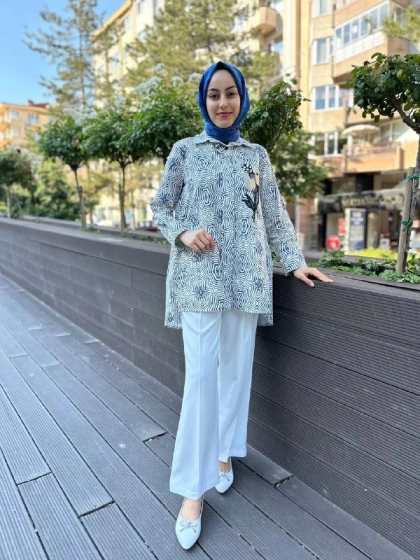 Cloche CL3391 Ekru Bella Pantolon