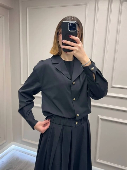 Exquise E25K05105002 Siyah Romina Ceket