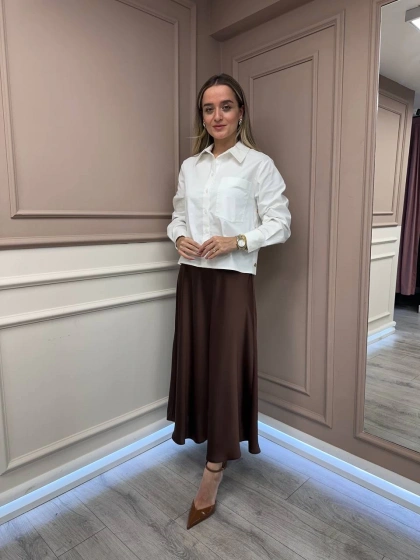 Exquise E25K05108006 Kemik Theodora Gömlek