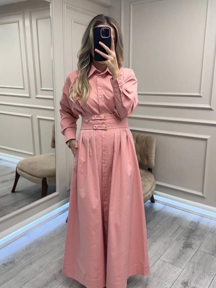 Exquise E25K05118164 Gül Kurusu Jaycee Elbise