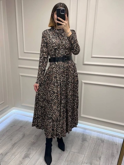 Exquise E25K05171005 Çok Renkli Aspyn Elbise