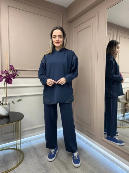 Ghisa 25YFETKM4797 Lacivert İkili Takım