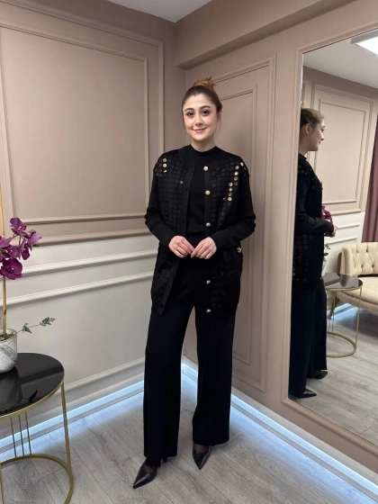 Ghisa 25YGSCKT3027 Siyah Ceket