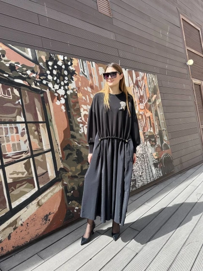 Ghisa 25YGSELB4959 Siyah Elbise