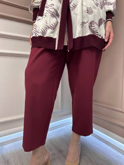 Ghisa 25YGSPNT8542 Bordo Pantolon